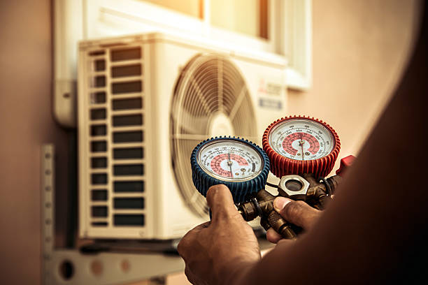 Professional Hvac Installation technician working in Johnsonville, NY